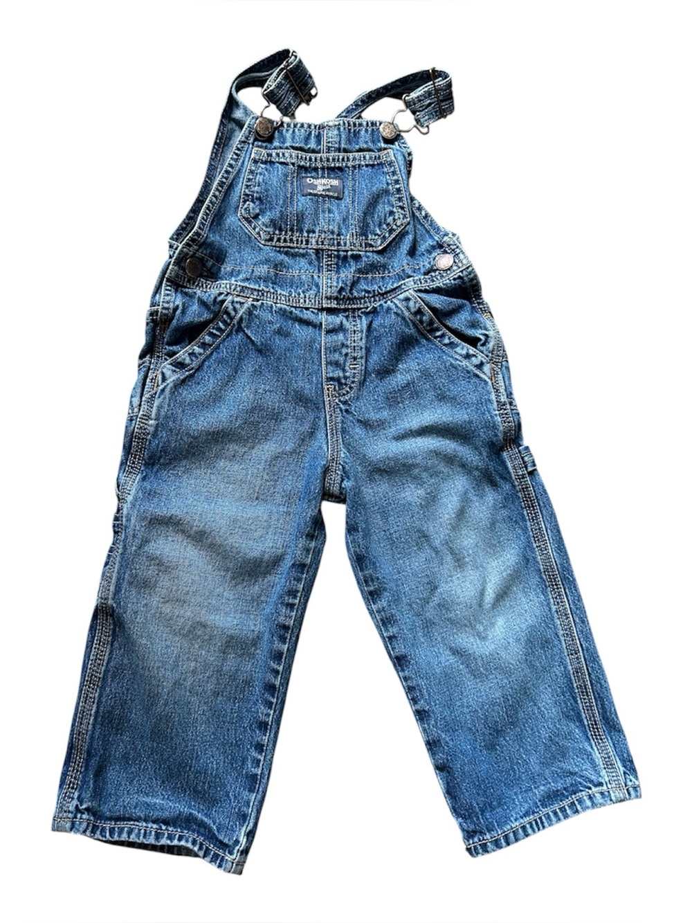 OshKosh B'gosh Toddler Denim Overalls - Light Blue Wash